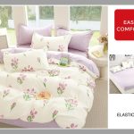 Lenjerie de pat din finet cu ELASTIC 6 piese LEC71