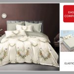 Lenjerie de pat din finet cu ELASTIC 6 piese LEC70