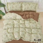 Lenjerie de pat creponata cu elastic V29