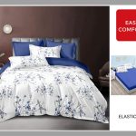 Lenjerie de pat din finet cu ELASTIC 6 piese LEC74
