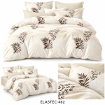 Lenjerie de pat din finet cu ELASTIC 6 piese LEC78